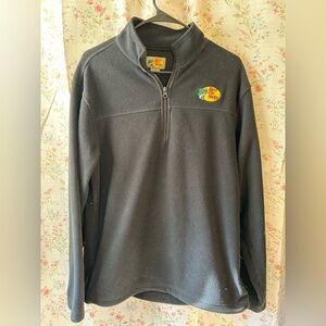 Bass Pro Shops Black Quarter-Zip Fleece